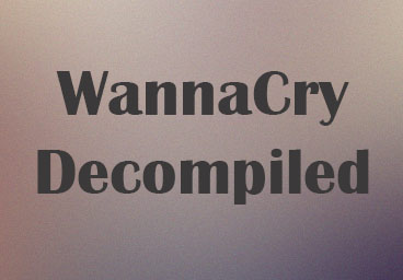 WannaCry-Decompiled